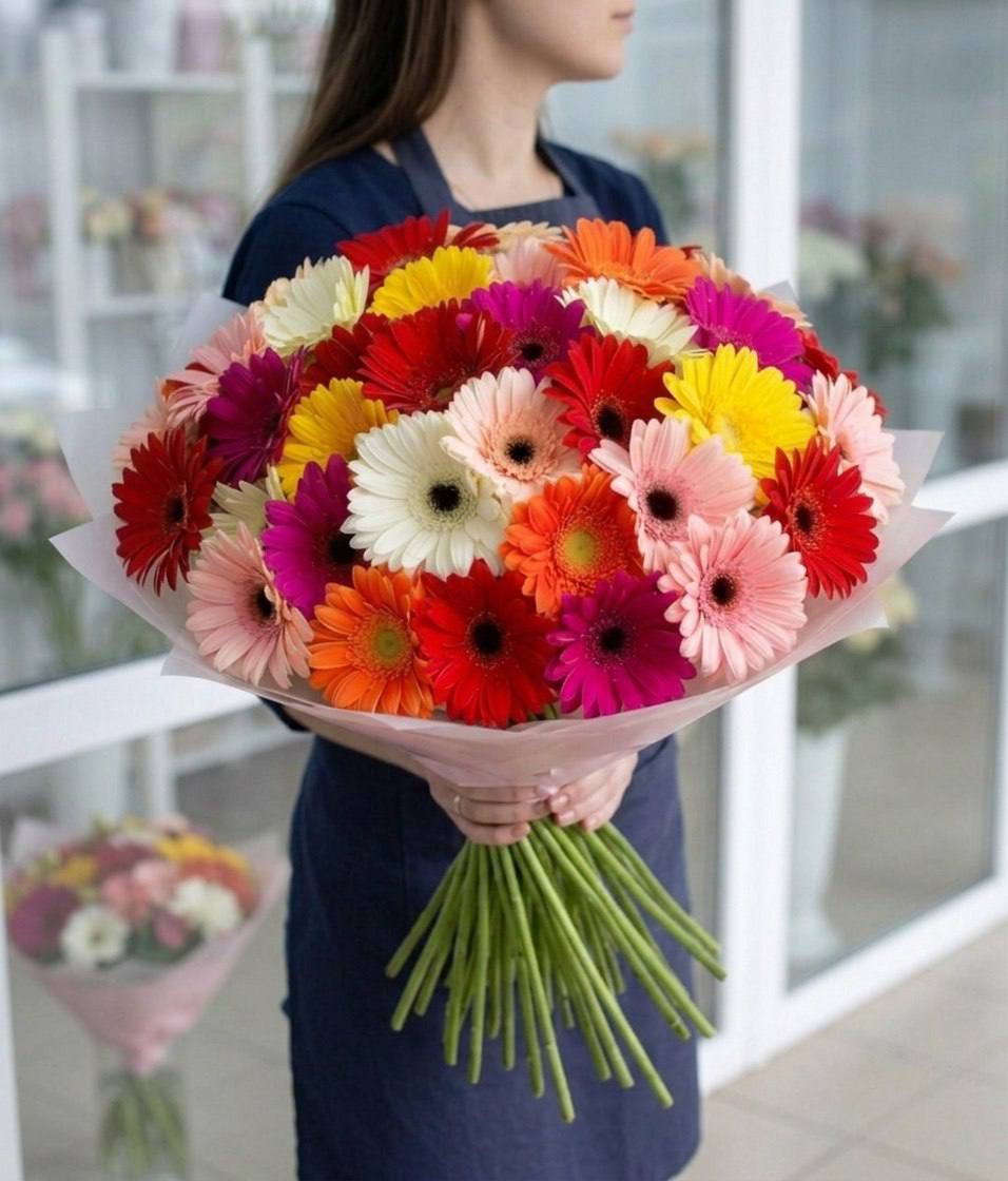Моно-букет из гербер