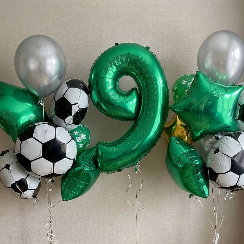 Сет шаров «Футбольный драйв: 9 лет»